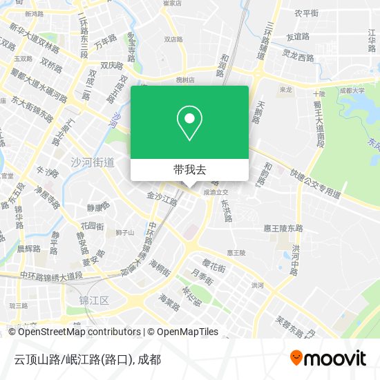 云顶山路/岷江路(路口)地图