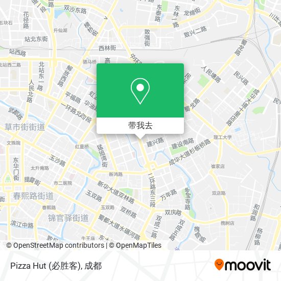 Pizza Hut (必胜客)地图