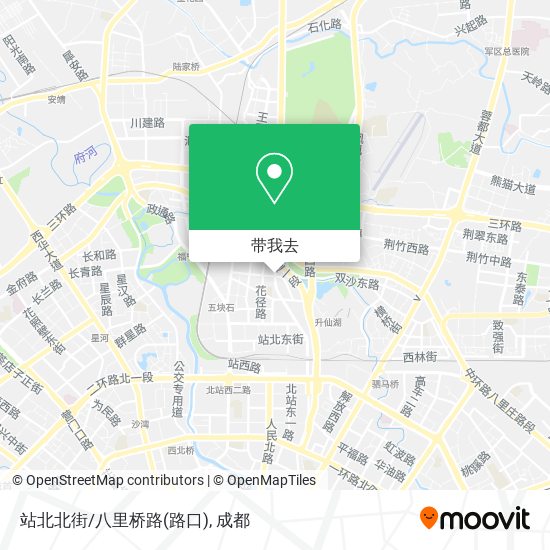 站北北街/八里桥路(路口)地图