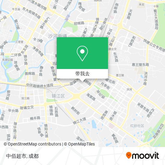 中佰超市地图
