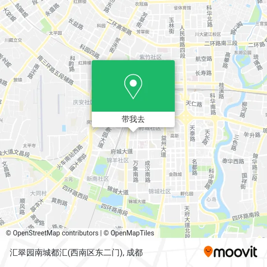 汇翠园南城都汇(西南区东二门)地图