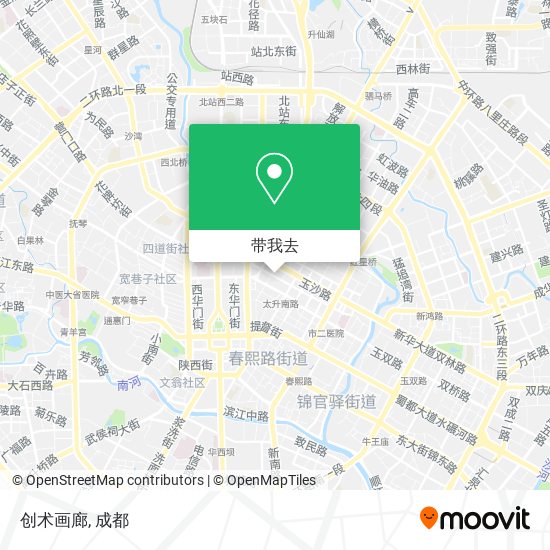 创术画廊地图