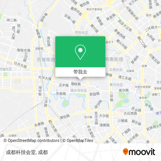 成都科技会堂地图