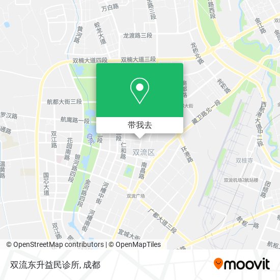 双流东升益民诊所地图