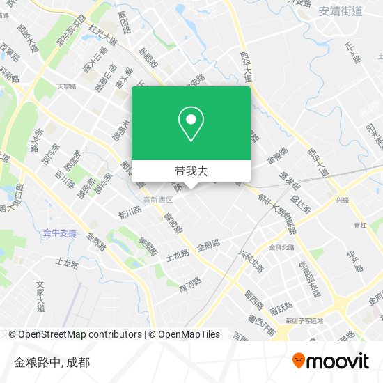 金粮路中地图