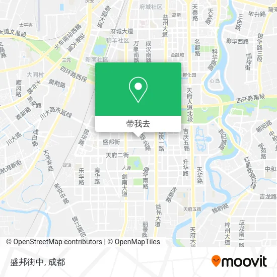 盛邦街中地图