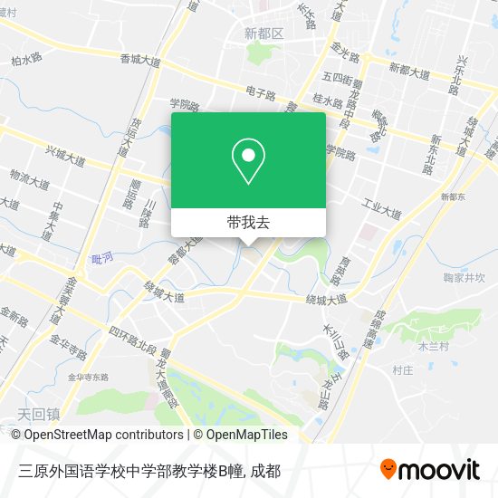 三原外国语学校中学部教学楼B幢地图