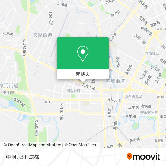 中坝六组地图