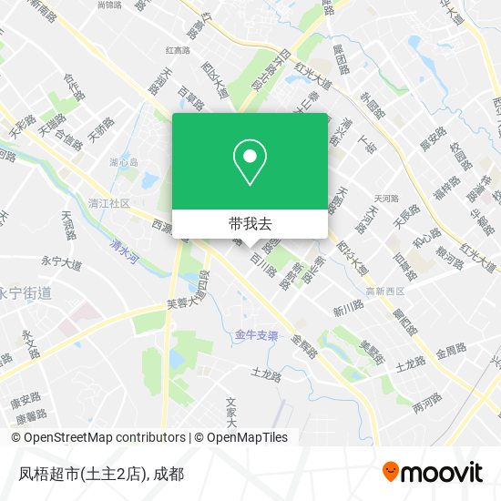 凤梧超市(土主2店)地图