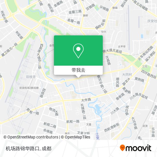 机场路锦华路口地图