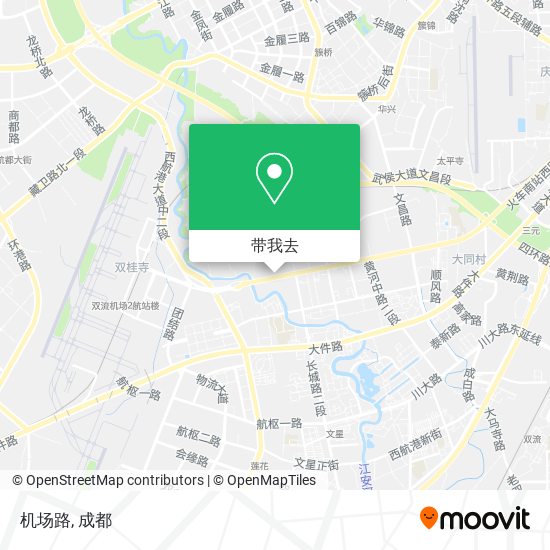 机场路地图