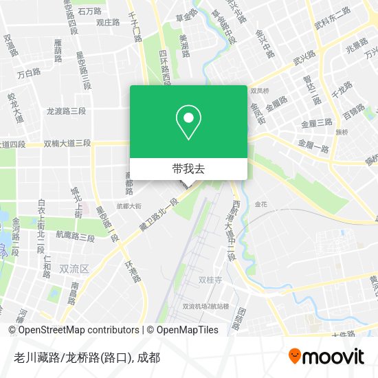 老川藏路/龙桥路(路口)地图