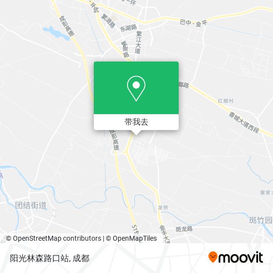 阳光林森路口站地图