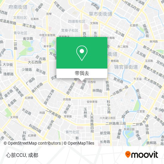 心脏CCU地图