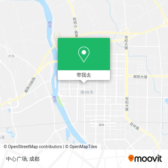 中心广场地图