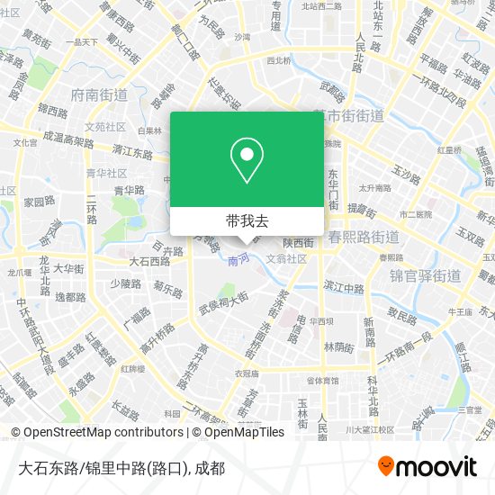 大石东路/锦里中路(路口)地图