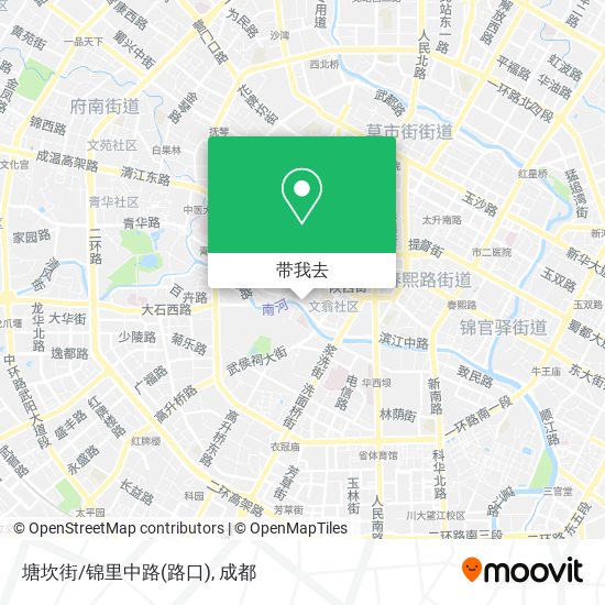 塘坎街/锦里中路(路口)地图