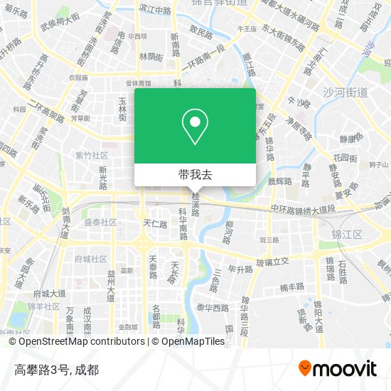 高攀路3号地图