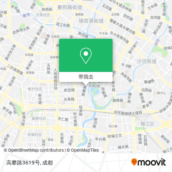 高攀路3619号地图