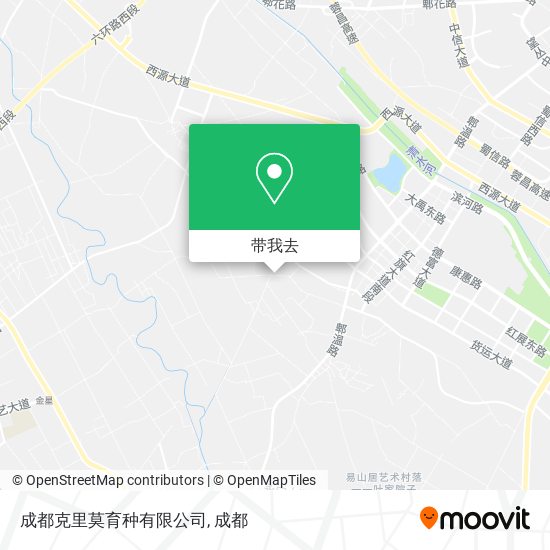 成都克里莫育种有限公司地图
