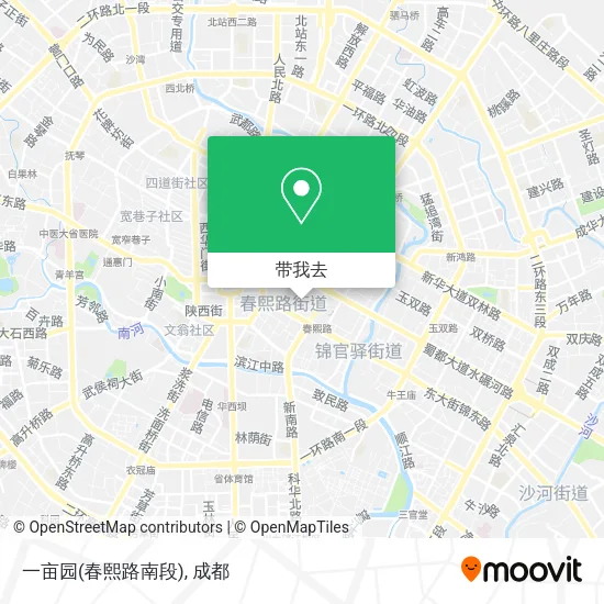 一亩园(春熙路南段)地图