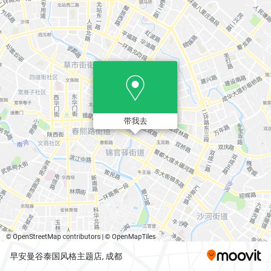 早安曼谷泰国风格主题店地图