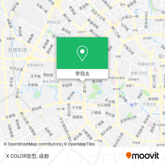 X COLOR造型地图