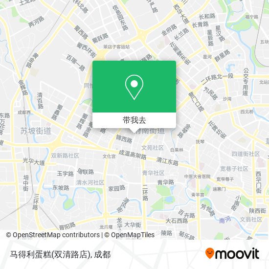 马得利蛋糕(双清路店)地图
