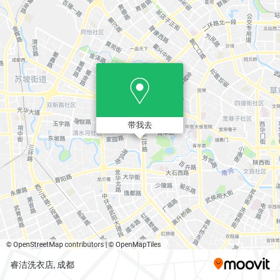 睿洁洗衣店地图