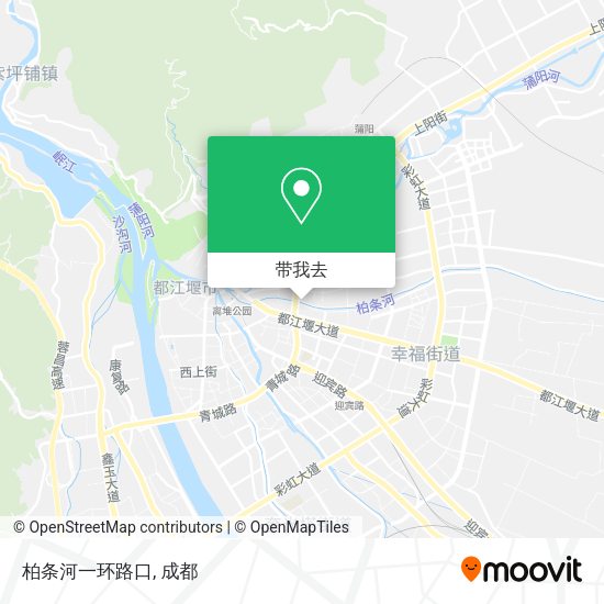 柏条河一环路口地图