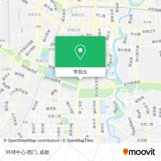 环球中心-西门地图
