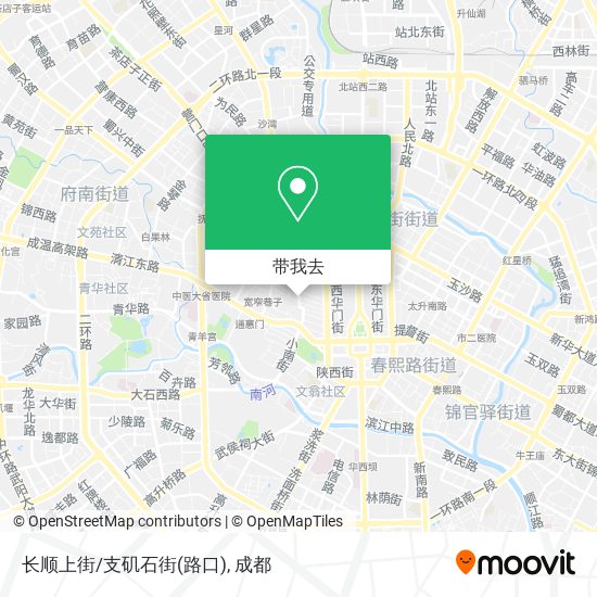长顺上街/支矶石街(路口)地图