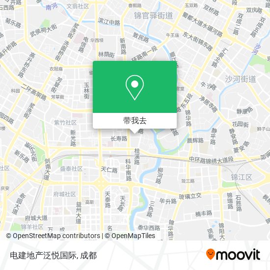 电建地产泛悦国际地图