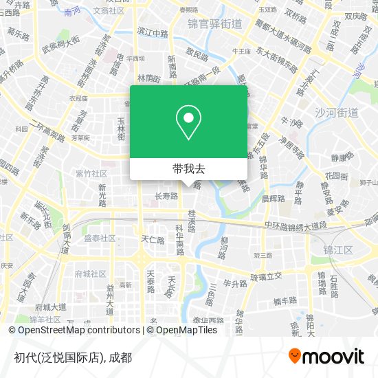 初代(泛悦国际店)地图