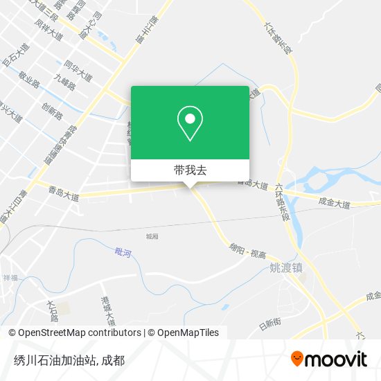 绣川石油加油站地图