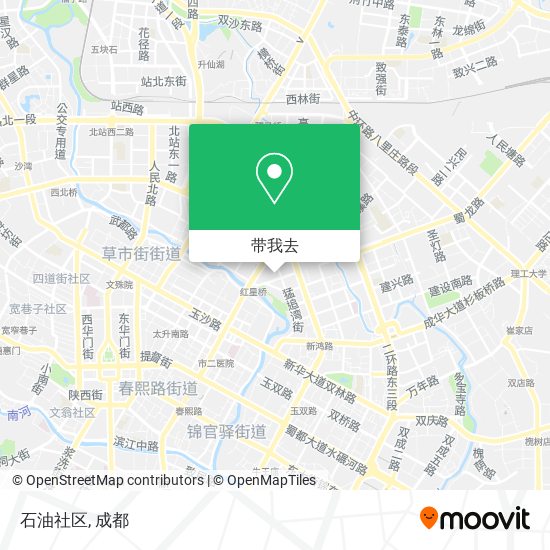 石油社区地图