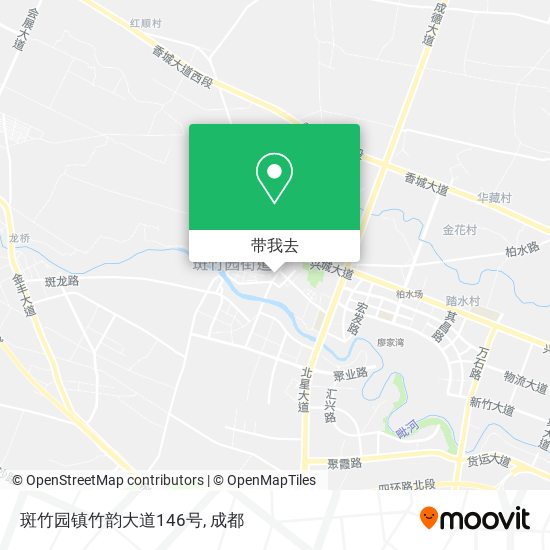 斑竹园镇竹韵大道146号地图