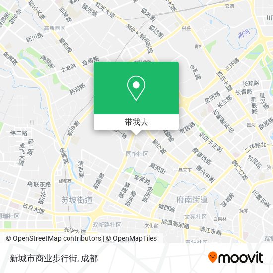 新城市商业步行街地图