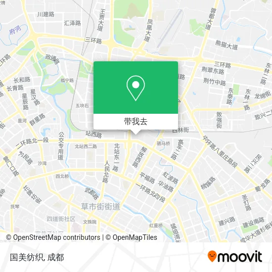 国美纺织地图