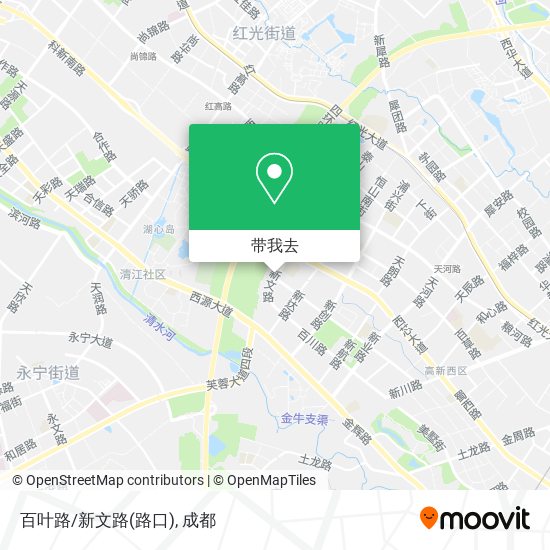 百叶路/新文路(路口)地图