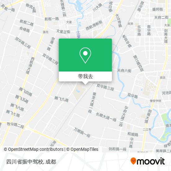 四川省振中驾校地图