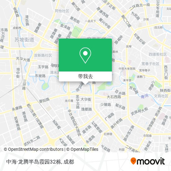 中海·龙腾半岛霞园32栋地图