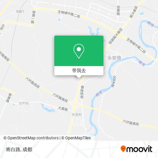 将白路地图