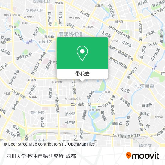 四川大学-应用电磁研究所地图