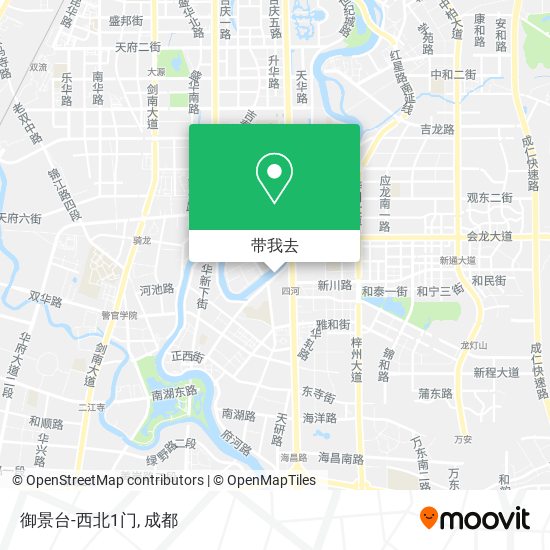 御景台-西北1门地图