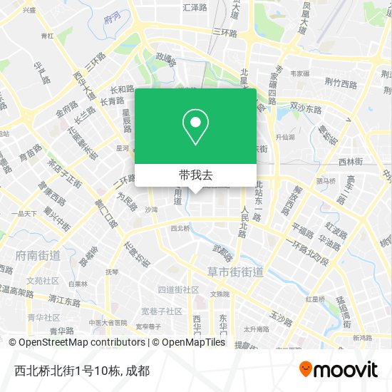 西北桥北街1号10栋地图