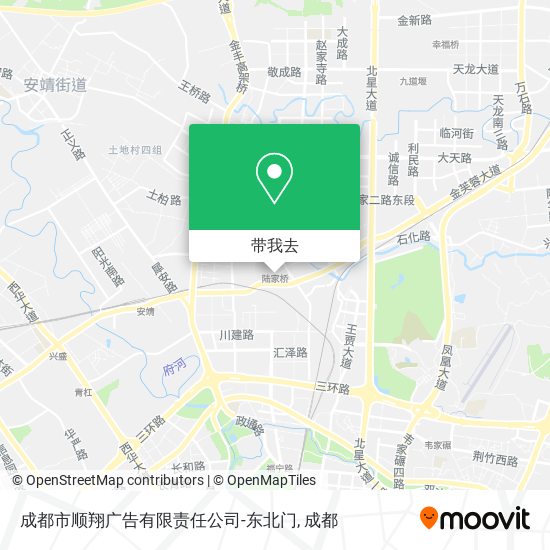 成都市顺翔广告有限责任公司-东北门地图