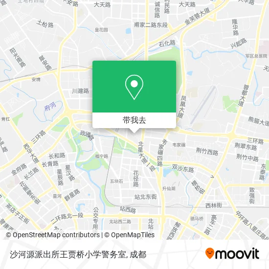 沙河源派出所王贾桥小学警务室地图