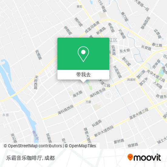 乐霸音乐咖啡厅地图