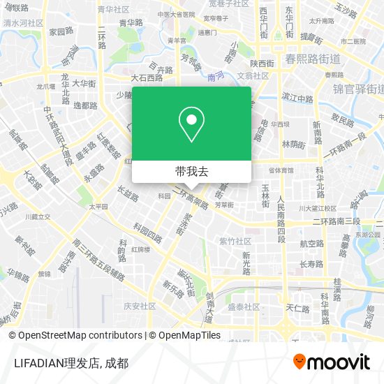 LIFADIAN理发店地图